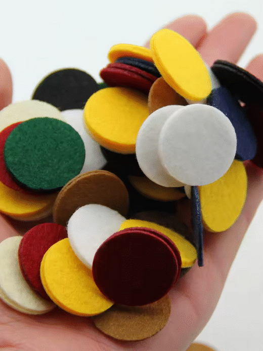 Parches de fieltro para base